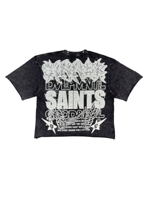 Rebel Good vs Evil Crop Tee